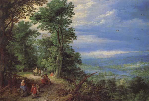 Jan Brueghel The Elder Forest's Edge Spain oil painting art